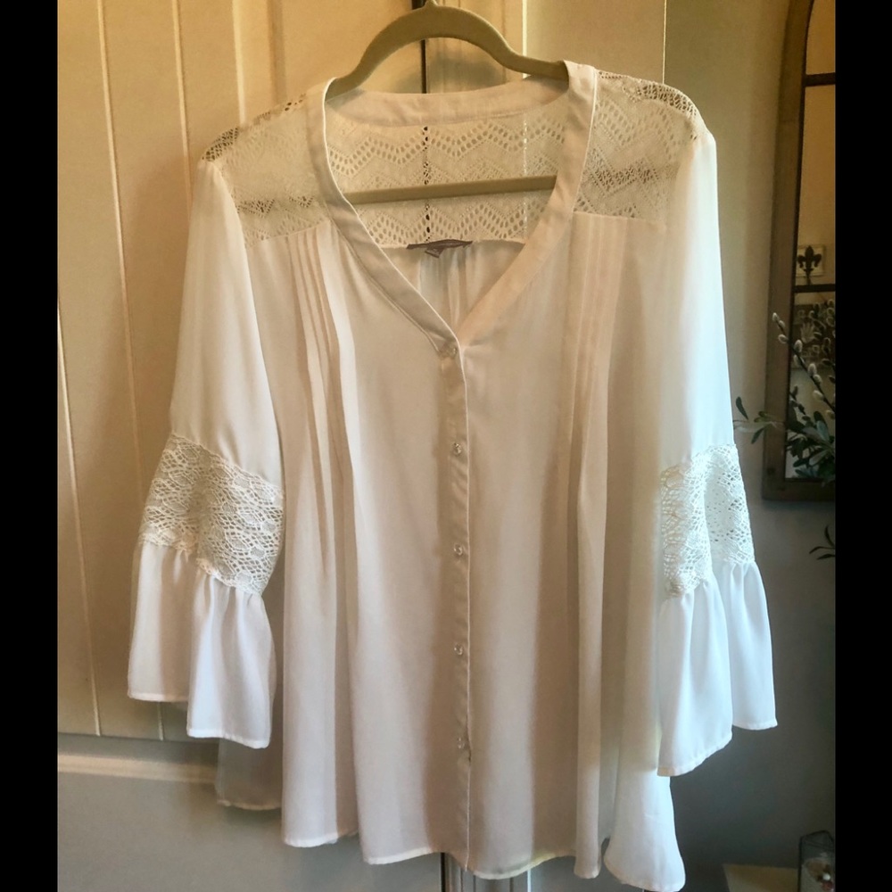 Ivory blouse